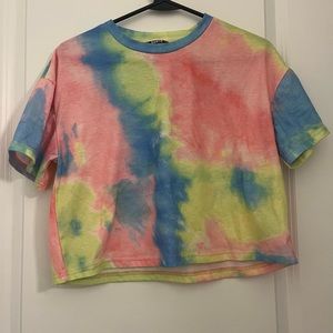 Tie Dye Crop Shirt